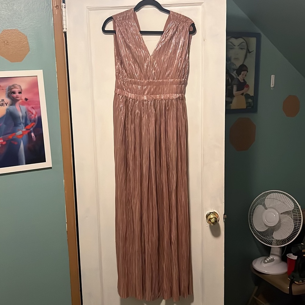 designer gown pink